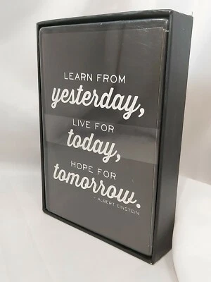 Eccolo World Traveler 10 Boxed Notecards W/ Albert Einstein Quote