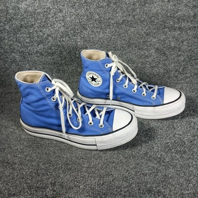Top alto azul Converse Chuck Taylor All Star Lift Platform para mujer talla 9 Foto 1 de 4