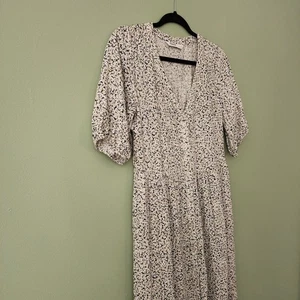 Sonoma Floral Prairie Trad Cottagecore Romantic Flowy Boho Herbst Maxikleid S - Bild 1 von 6