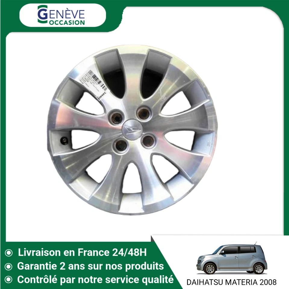 🇫🇷 JANTE ALUMINIUM DAIHATSU MATERIA 2007- ➤42611B1090 ♻️ - Photo 1/2