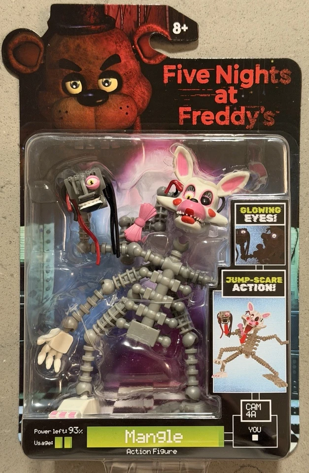 Mangle Jazwares FNAF Action Figure – 5" Figure with Jumpscare & Glow Eyes