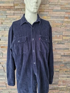 Camisa Levi's Worker azul pana con cordón - Talla XL - ajuste relajado. - Imagen 1 de 5