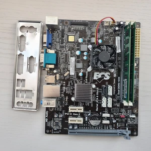 ECS NM70-M V1.0 Micro ATX Motherboard with Celeron 1037U CPU I/O Plate & 8GB RAM - Picture 1 of 8