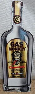 GAS MONKEY Cinnamon Tequila geprägte Flasche Blechschild 21" - LESEN - Bild 1 von 3