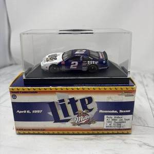 1997 Action Rusty Wallace #2 Miller Lite Texas Thunderbird 1:64 Scale Stock Car - Picture 1 of 7