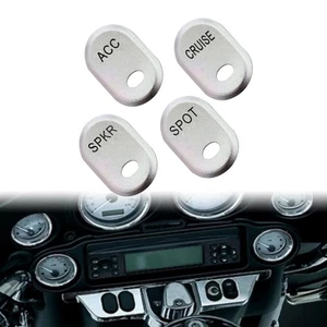 Inner Fairing Panel Switch Button Covers For Touring Ultra Classic Street Glide - Picture 1 of 14