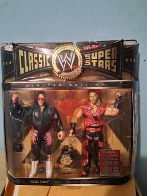 Superestrellas clásicas de la WWE Bret Hart & Shawn Michaels Foto 1 de 4