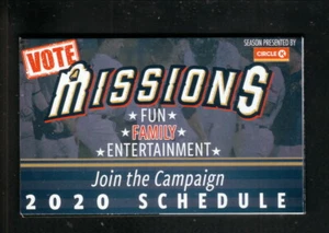 San Antonio Missioni 2020 Programma Tascabile Cerchio K Birrai Affiliato PCL - Foto 1 di 2