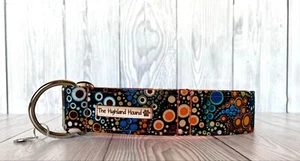1.5" Funky Handmade Fishtail Martingale Dog Collar Greyhound Whippet Lurcher - Picture 1 of 7