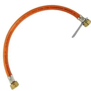 2 X FLESSIBILE TUBO GAS NORMA EN16436 BOMBOLA CENTRALINE 1/2 FF CM 70 30bar - Foto 1 di 1