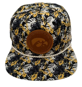 Zephyr NCAA Iowa Hawkeyes “Malibu” 5 Panel Flat Bill SnapBack Hat NWT - Picture 1 of 5