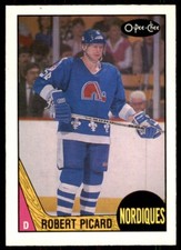 1987-88 O-Pee-Chee Robert Picard Quebec Nordiques #248