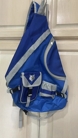 NBA Minnesota Timberwolves Backpack Gym Bag Blue Cover