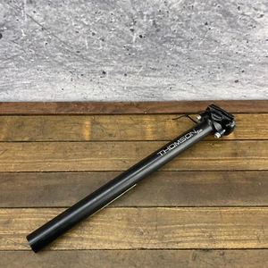 Thomson Elite Seatpost 25.4 mm USA 330mm SP-E150 Vintage Thompson Black Alloy A5 - Picture 1 of 14