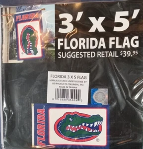 Florida Alligatoren 3 x 5 Sammlerstücke Banner Flagge doppelseitig - Bild 1 von 2