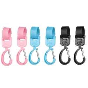 2 Pcs Cintre Sac Multifonction 360 Degrés Landau Rotatif Crochets de Shopping - Photo 1/10