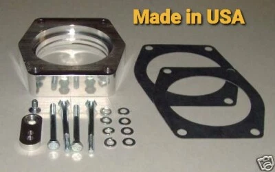 Throttle body spacer 2007-2013 GMC Chevrolet Cadillac Hummer 4.8L 5.3L 6.0L 6.2L - Image 1 of 4