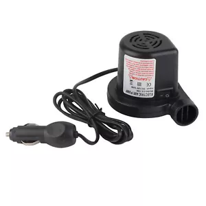 12V DC Electric Air Pump Inflator with 3 Nozzles for Inflatables Mattress Raft - Picture 1 of 14