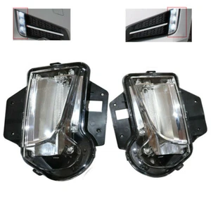 Left+Right For 2013-17 Cadillac XTS Bumper LED DRL Light Fog Lamp Clear Lens - Foto 1 di 15