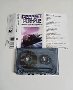 DEEP PURPLE DEEPEST PURPLE THE VERY BEST OF CASSETTE TAPE EMI UK 1980 - Picture 1 of 1