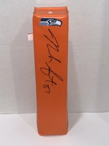 NOAH FANT SIGNED TOUCHDOWN PYLON SEATTLE SEAHAWKS FOOTBALL JSA COA - Picture 1 of 2