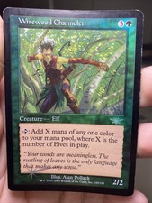 FOIL Wirewood Channeler Legions MTG PL Card