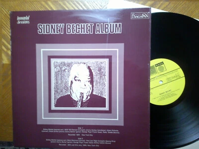 UK SAGAPAN LP RECORD/SIDNEY BECHET ALBUM/IMMORTAL SESSIONS/NR MNT/1973 PRESS - Image 1 of 4