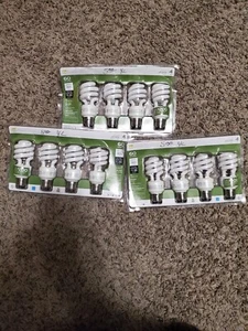EcoSmart 60W Equivalent Soft White Spiral CFL (4-Pack) Light Bulbs Lot Of 3 - Picture 1 of 5