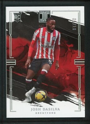 2022-23 JOSH DASILVA 05/18 PANINI IMPECCABLE PREMIER LEAGUE ROOKIE RC #34 - Image 1 of 2