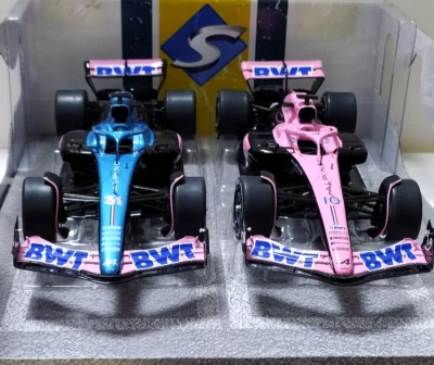 SOLIDO 1:18 DIE CAST SET 2 AUTO F1 PACK ALPINE A523 LAUNCH EDITION PACK S180016 - Immagine 1 di 3