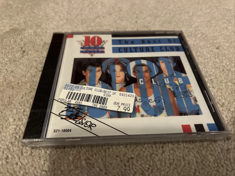 The Best of Culture Club 1989 Virgin CD 1st Press Early Edition RARE #102-2