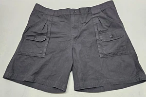 Cabela's Mens Size 46 (46x8) Cotton Dark Gray Cargo Shorts Summer - Picture 1 of 7