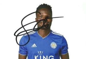 LEICESTER: DANIEL AMARTEY SIGNED 6x4 2018/2019 PORTRAITFOTO + COA - Bild 1 von 1