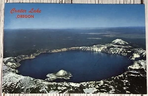 Crater Lake Oregon Mt Mazuma Mike Roberts Vintage Unused Postcard - Picture 1 of 2