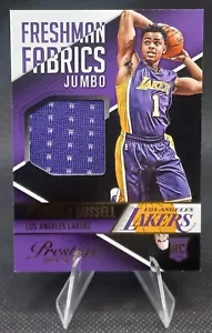2015-16 Panini Prestige - Freshman Fabrics Jumbo D'Angelo Russell RC Patch - Picture 1 of 2
