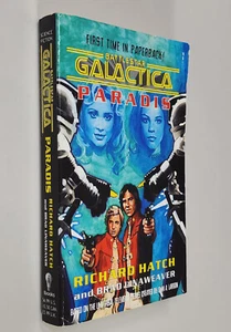 BATTLESTAR GALACTICA: PARADIS  (ibooks 2004 pb novel ~ Richard Hatch) - Picture 1 of 7