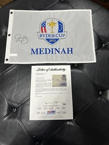 RORY MCILROY 2012 RYDER CUP Medinah Signed flag PSA/DNA LOA COA - Picture 1 of 10
