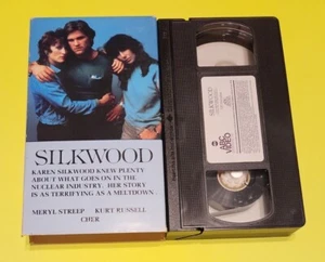 Silkwood (VHS, 1983) Meryl Streep, Kurt Russell, Cher - Picture 1 of 3