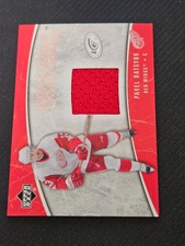 2005-06 UPPER DECK ICE PAVEL DATSYUK FF-PD FROZEN FABRICS JERSEY