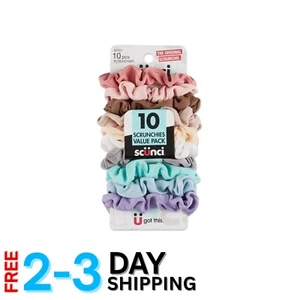 Value Pack No Damage Scrunchies - 10 pezzi. in colori assortiti per tutti i tipi di capelli - Foto 1 di 3