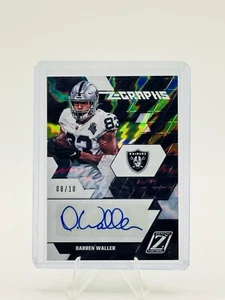 2021 Panini Zenith Z-Graphs Darren Waller Auto #ZG-DW /10 Raiders Autografo - Foto 1 di 2