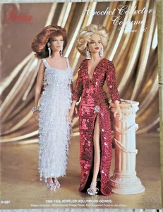 Paradise Crochet Costume Pattern, 1955-1965 Jeweled Hollywood Gowns Vol. 86 - Picture 1 of 2