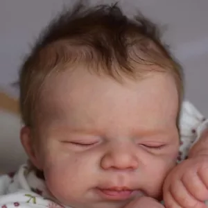20 Zoll Rebornpuppe weich lebensecht realistisch Baby Neugeborenes Schlaftuch Körpergeschenk - Bild 1 von 5