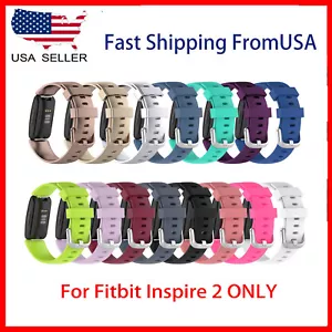 For Fitbit Inspire 2 Replacement Silicone Wristband Strap Watch Band (Inspire 2) - Picture 1 of 18