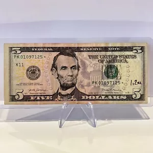 1.2M Total Print $5 Dollar Bill Star Note Series 2017A * US Paper Currency - Picture 1 of 2