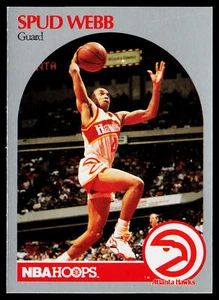 Spud Webb 1990-91 Hoops #35 Atlanta Hawks - Picture 1 of 2