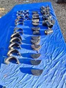 job lot Polypipe Aquaflow Etc Black Gutter Fascia Brackets New - Picture 1 of 7