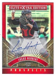 2015 PANINI-ELITE EXTRA EDITION LUCAS HERBERT PROSPECTS AUTO ARLANTA BRAVES - Bild 1 von 2