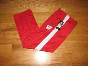 NEW Boys Wisconsin Badgers NCAA Youth Size Small S 8 Sweats Athletic Pants Red - Picture 1 of 5