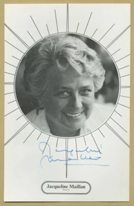 Jacqueline Maillan (1923-1992) - Jolie photo de programme signée en personne - Bild 1 von 1